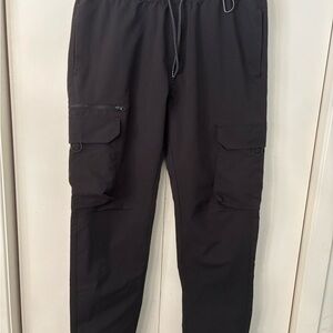 WXYZ Men's Black Cargo Pants